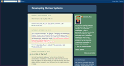 Desktop Screenshot of human-systems.blogspot.com