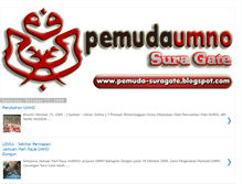 Tablet Screenshot of pemuda-suragate.blogspot.com