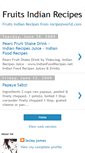 Mobile Screenshot of indian-fruits-recipes.blogspot.com