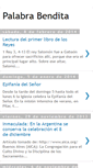 Mobile Screenshot of palabrabendita.blogspot.com