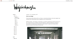 Desktop Screenshot of dwojciechowska.blogspot.com