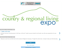 Tablet Screenshot of countryandregionallivingexpo.blogspot.com