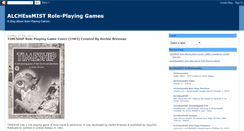 Desktop Screenshot of alchessmist-role-playing-games.blogspot.com