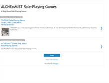 Tablet Screenshot of alchessmist-role-playing-games.blogspot.com