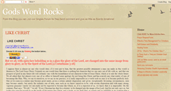 Desktop Screenshot of godswordrocks.blogspot.com