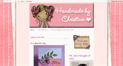 Desktop Screenshot of cardsbychristine.blogspot.com