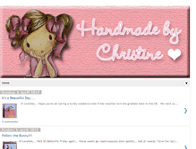 Tablet Screenshot of cardsbychristine.blogspot.com