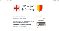 Desktop Screenshot of elprincipatdecatalunya.blogspot.com