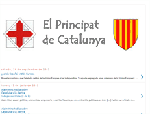Tablet Screenshot of elprincipatdecatalunya.blogspot.com