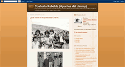 Desktop Screenshot of coahuilarebelde.blogspot.com