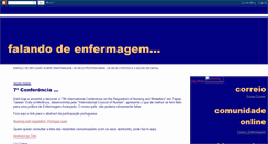 Desktop Screenshot of falando-enfermagem.blogspot.com