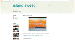 Desktop Screenshot of islandsweet.blogspot.com