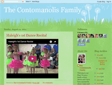 Tablet Screenshot of contomanolisfamily.blogspot.com