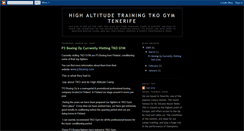 Desktop Screenshot of highaltitudetraining.blogspot.com