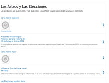 Tablet Screenshot of losastrosylaselecciones.blogspot.com