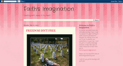 Desktop Screenshot of faithsimagination.blogspot.com