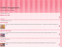 Tablet Screenshot of faithsimagination.blogspot.com