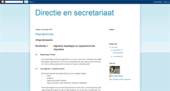 Desktop Screenshot of directiesecretariaat.blogspot.com