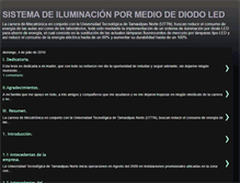 Tablet Screenshot of iluminacionpormediodediodoled.blogspot.com