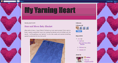 Desktop Screenshot of myyarningheart.blogspot.com