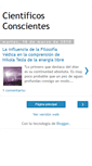 Mobile Screenshot of cientificosconscientes1.blogspot.com