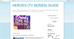 Desktop Screenshot of heroestvguide.blogspot.com