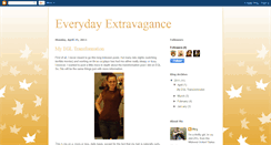 Desktop Screenshot of everydayextravagance.blogspot.com