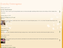 Tablet Screenshot of everydayextravagance.blogspot.com