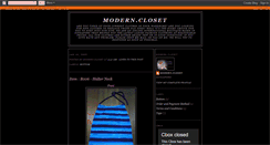 Desktop Screenshot of modern--closet.blogspot.com