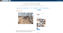 Desktop Screenshot of luckysduckfarm.blogspot.com