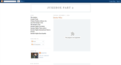 Desktop Screenshot of jukeboxpart2.blogspot.com