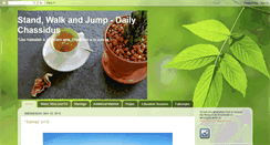 Desktop Screenshot of dailychassidus.blogspot.com