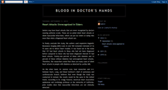 Desktop Screenshot of bloodindoctorshands.blogspot.com