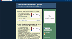 Desktop Screenshot of california-health-insurance-options.blogspot.com