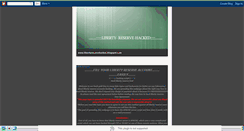 Desktop Screenshot of hackedlibertyreserve.blogspot.com