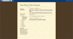 Desktop Screenshot of earnmoneytodayprogram.blogspot.com