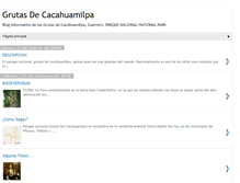 Tablet Screenshot of grutascacahuamilpa.blogspot.com