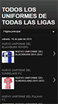 Mobile Screenshot of junior-losuniformesdelasligas.blogspot.com