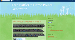 Desktop Screenshot of battleongame-pointsgenerator.blogspot.com