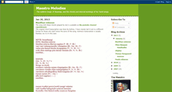 Desktop Screenshot of maestro-melodies.blogspot.com