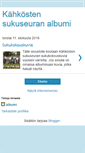 Mobile Screenshot of kahkoset-albumi.blogspot.com