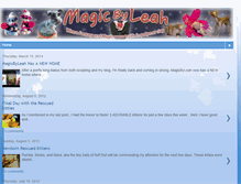 Tablet Screenshot of magicbyleah.blogspot.com