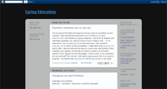 Desktop Screenshot of eyringeducation.blogspot.com