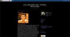 Desktop Screenshot of lomejordelfutbolmexicano.blogspot.com