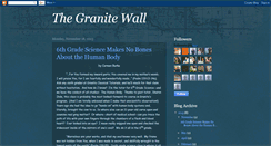 Desktop Screenshot of granitewall.blogspot.com