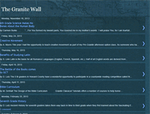 Tablet Screenshot of granitewall.blogspot.com