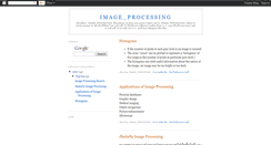 Desktop Screenshot of imageprocessingblog.blogspot.com