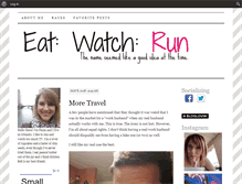 Tablet Screenshot of eatwatchrun.blogspot.com