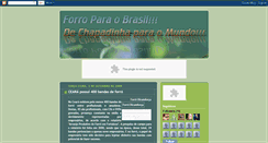 Desktop Screenshot of forroparaobrasil.blogspot.com