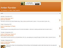 Tablet Screenshot of amberrambler-sufc.blogspot.com